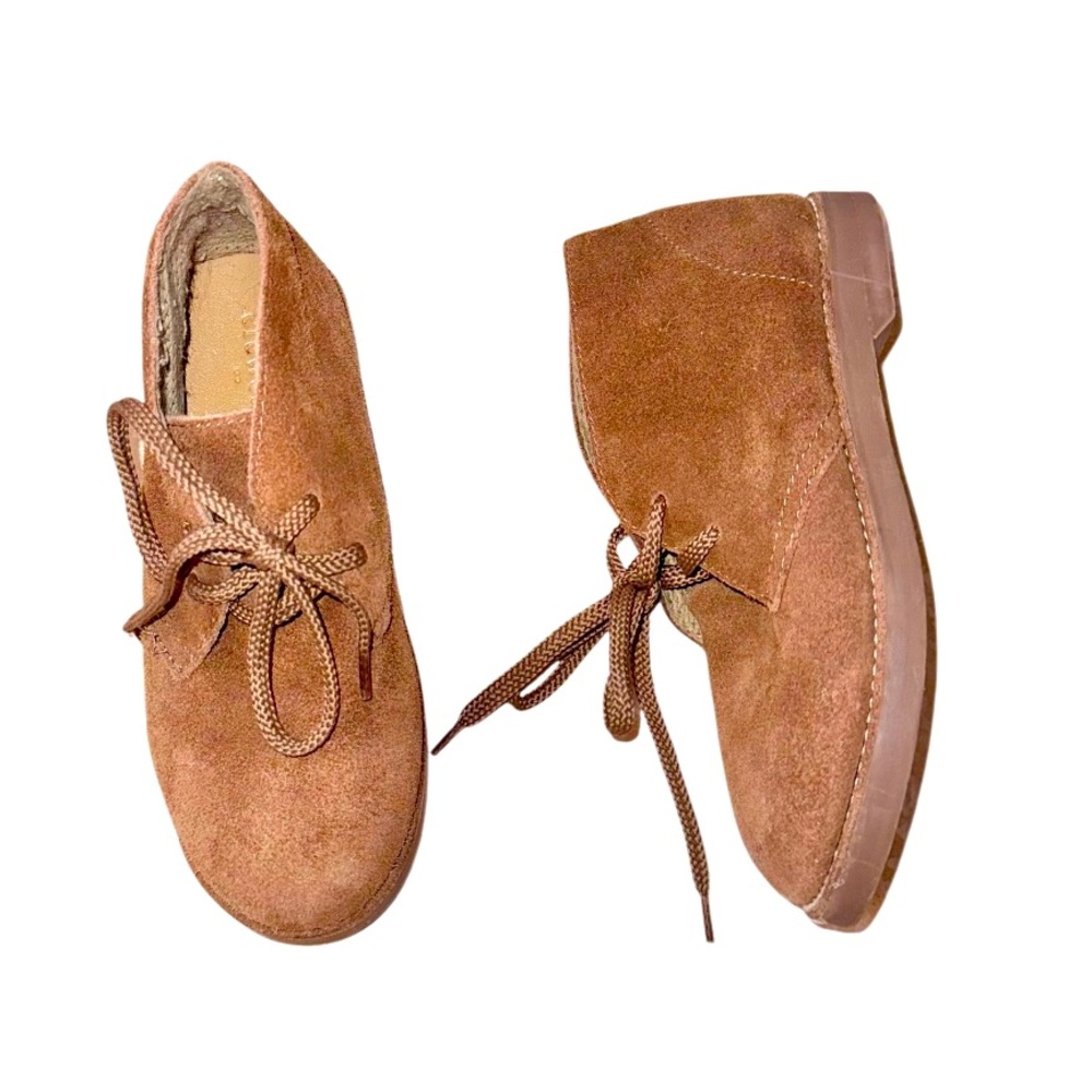 CREWCUTS by J. crew suede lace up chukka boots youth boys size 2 3